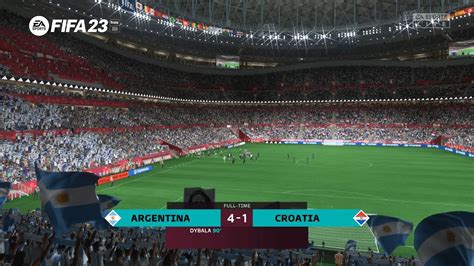 Fifa 23 Pc Argentina Vs Croatia 4 1 Semifinal Fifa Worldcup Qatar