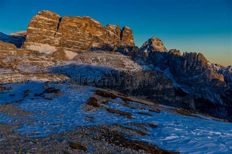 Dolomites. Dolomite Alps in Winter Stock Photo - Image of majestic ...