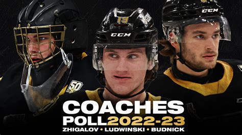 2022-23 OHL Coaches Poll: Ludwinski, Budnick and Zhigalov - Kingston ...