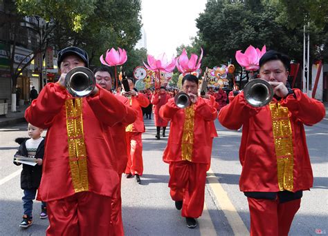 组图 湖北保康：民俗展演闹新春中国湖北中国网