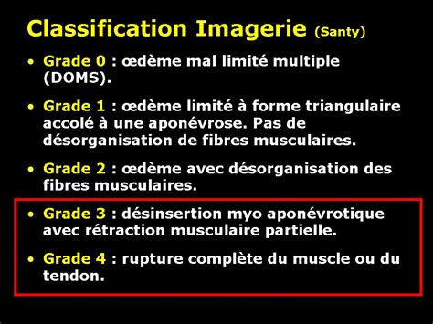 Les L Sions Musculaires Traumatiques G N Ralit S Imagerie De L