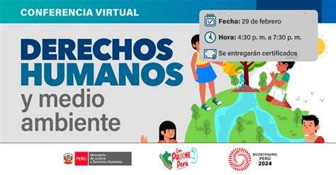 Conferencia Online Derechos Humanos Y Medio Ambiente Del MINJUSDH