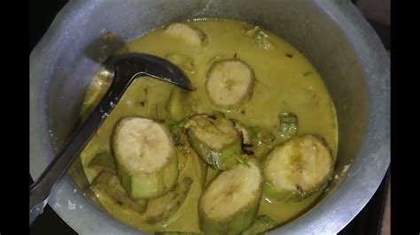 Cara Mudah Masak Lemak Pisang Yang Sedappp Youtube