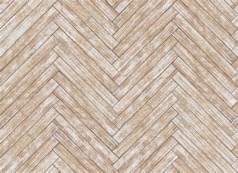 Parquet Herringbone Bleached Oak Seamless Floor Texture Stock Foto