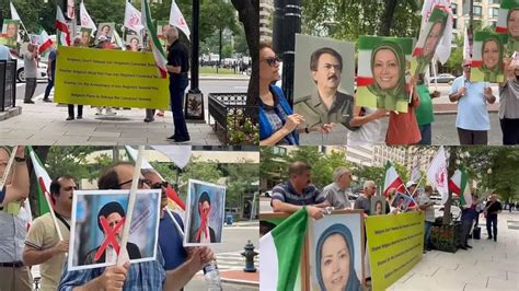 Washington, DC—Freedom-Loving Iranians Protest in Front of the Belgium ...