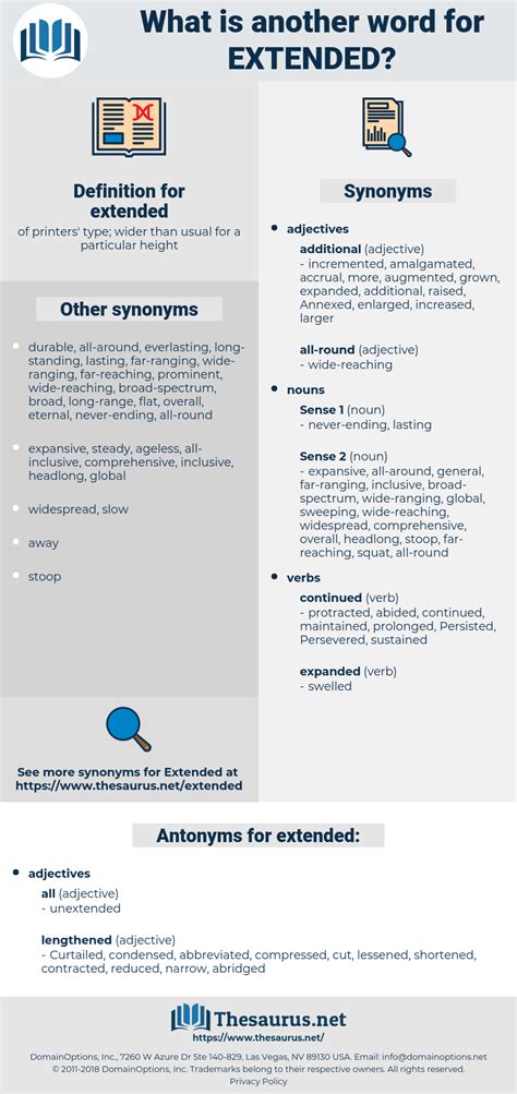 Extended Synonyms And Antonyms Thesaurus Net