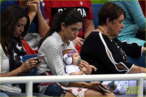 Nicole Johnson & Baby Boomer Have Been Supporting Michael Phelps at ...