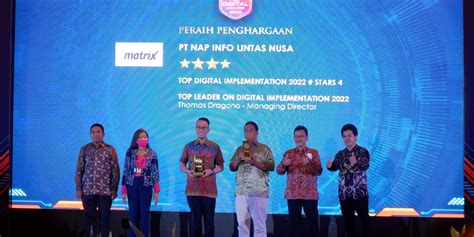 Matrix Nap Info Raih 2 Penghargaan Top Digital Awards 2022 Topbusiness