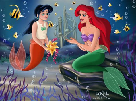 Melody and Ariel - Ariel and Eric Fan Art (24511363) - Fanpop