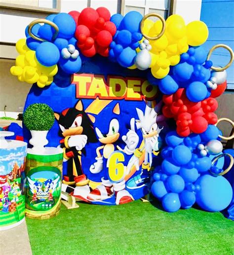 Sonic Balloon Garland Artofit