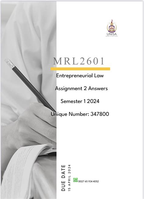 Mrl Assignment Solutions Semester Studypass