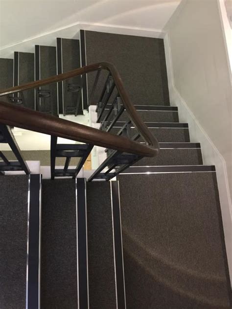 portfolio commercial carpet tile stairs  nosings   flooring