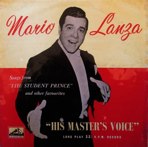 Mario Lanza – Songs From "The Student Prince" And Other Famous Melodies (1954, Vinyl) - Discogs