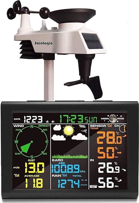 Sainlogic Stazione Meteo Wireless Con Sensore Esterno 8 In 1 Stazione