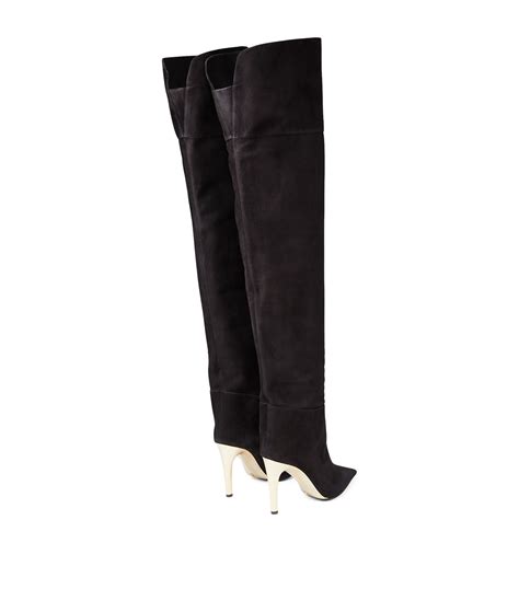 Jimmy Choo Cierra 100 Leather Thigh High Boots Harrods Us