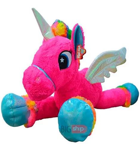 Peluche Unicornio Gigante Con Alas Cm Bigshop Mercadolibre