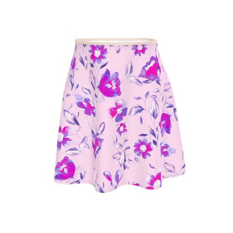 Flared Skirt - Painted flowers - series 10