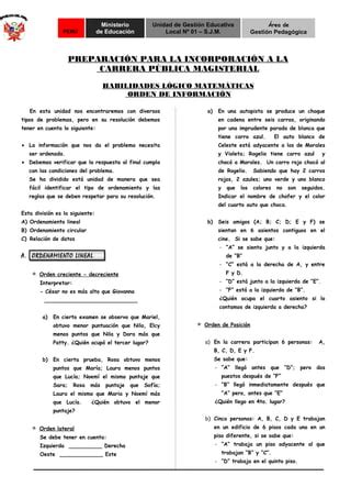 Separata Orden Informacic3b3n PDF