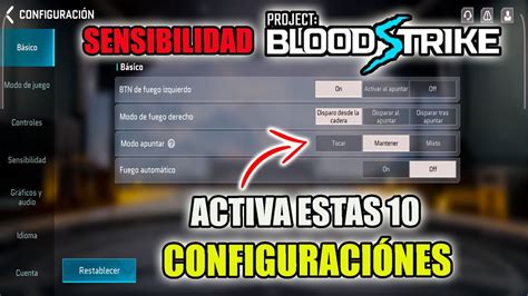 Configuraciones Que Debes Activar En Project Bloodstrike Tips Y