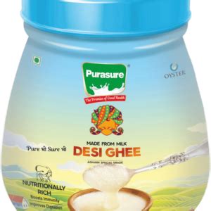 Purasure Cow Ghee Liter Jar