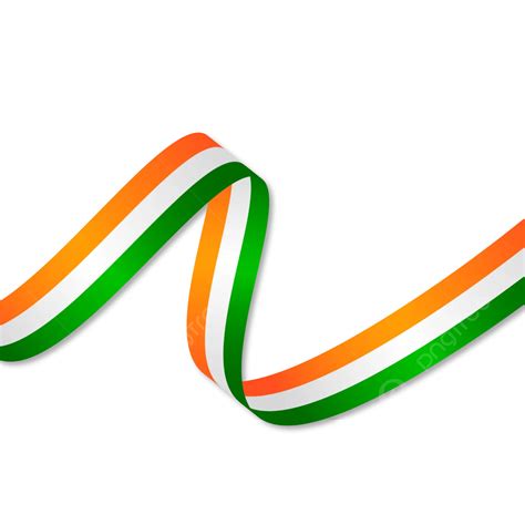 Indian Flag Ribbon Border Vector India Flag Ribbon PNG And Vector