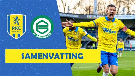 RKC Waalwijk In Tweede Helft Voorbij FC Groningen Samenvatting RKC