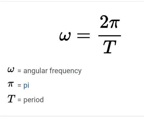 Define Angular Frequency Of Rotating Body