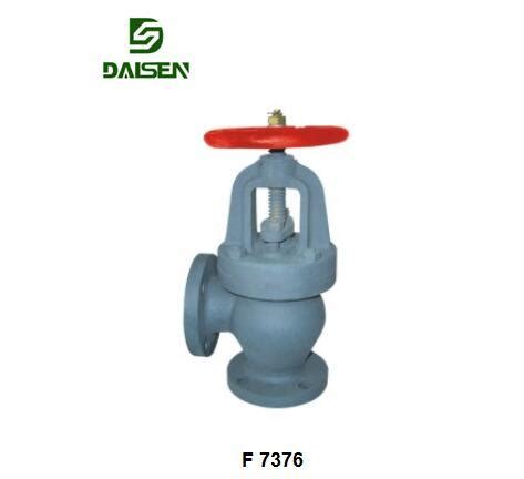 Jis F Cast Iron K Screw Down Check Angle Valves Marine Valve