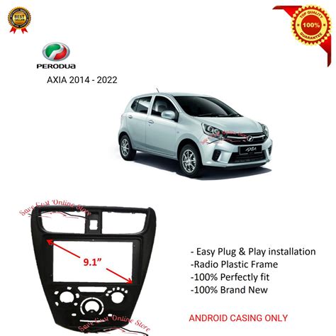 PERODUA AXIA 2014 2022 9 INCH ANDROID PLAYER CASING Shopee Malaysia