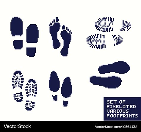 Footprint Pixel Art