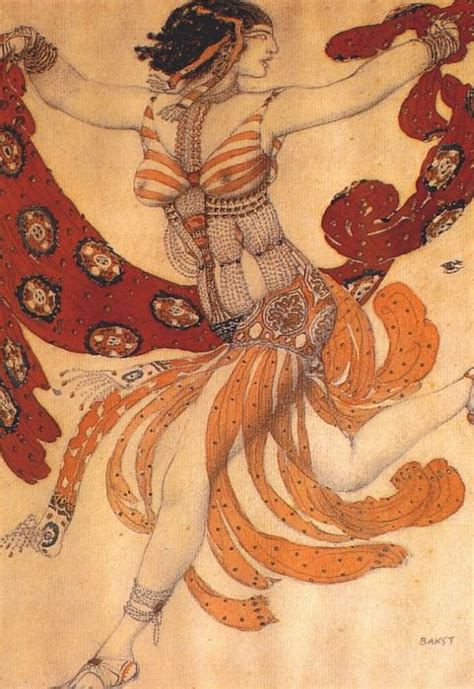 Cleopatre A Dancer Leon Bakst