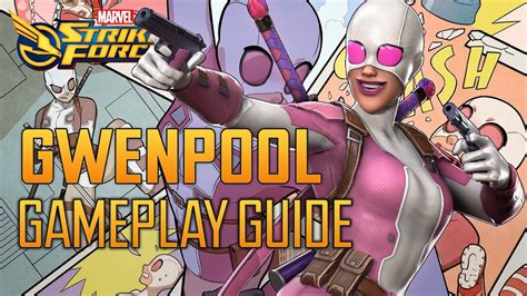 How To Play Gwenpool Gameplay Overview Marvel Strike Force Youtube