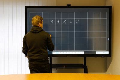 Multifunktionale Tafel Digitales Whiteboard Mit Touchscreen 86