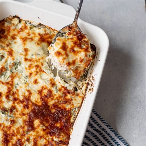 Creamy Chicken Spinach Artichoke Casserole Oven Baked Real Food