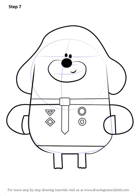 How To Draw Duggee From Hey Duggee Hey Duggee Step By Step