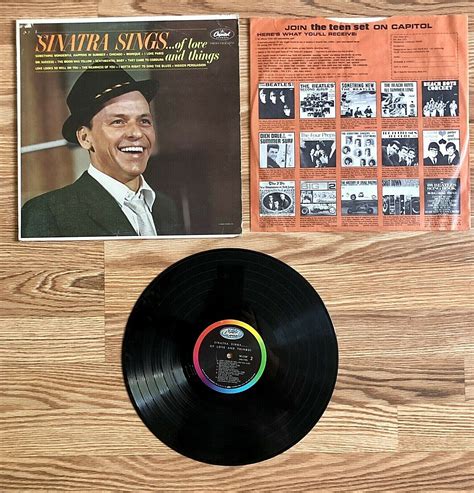 Frank Sinatra Sinatra Sings Of Love And Things Vinyl Lp Capitol