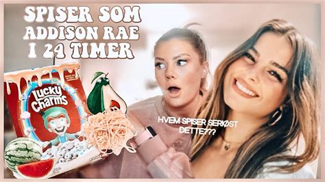 Jeg Spiser Som Addison Rae I Timer Noe Av Det Ekleste Jeg Har