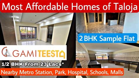 Gami Teesta Pisarve Taloja Bhk Sample Flat Tour Near Metro Rly