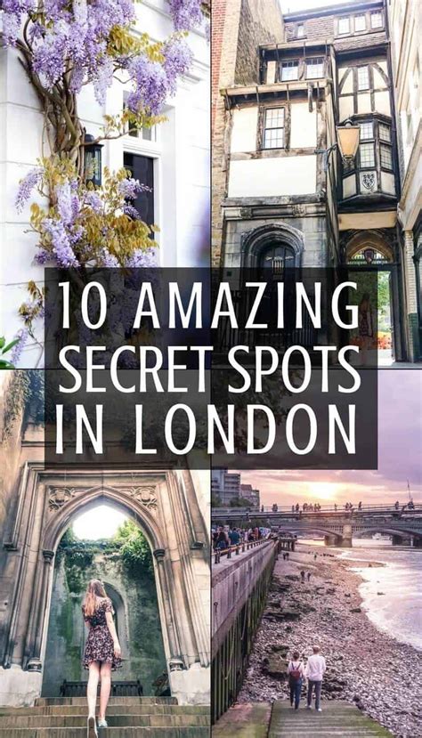 50 Hidden Gems Secret Spots In London Map Solosophie London