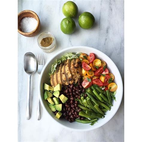 Salad With Chicken And Legumes Recipe | The Feedfeed