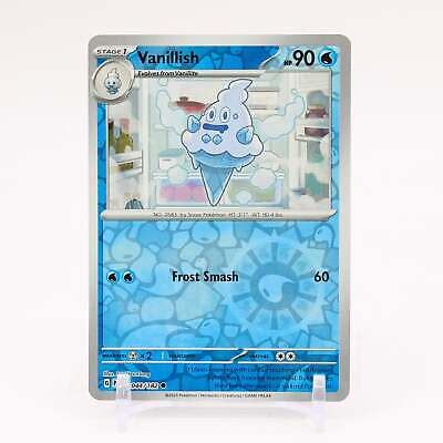 Vanillish Paradox Rift Reverse Holo Pokemon Nm Mint Ebay