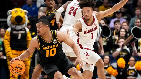 Missouri Basketball Loses In Sec Tournament Semifinal To Alabama