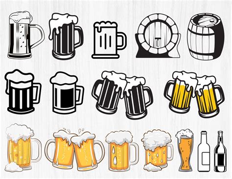 BIERKRUG SVG Bundle Alkohol Svg Bier Svg Bier Svg Bierflasche Svg