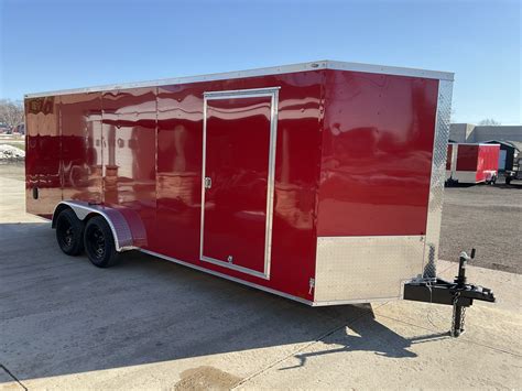 7×20 ENCLOSED TRAILER WITH RAMP DOOR OCTOBER SALE | Maverick Power Sports