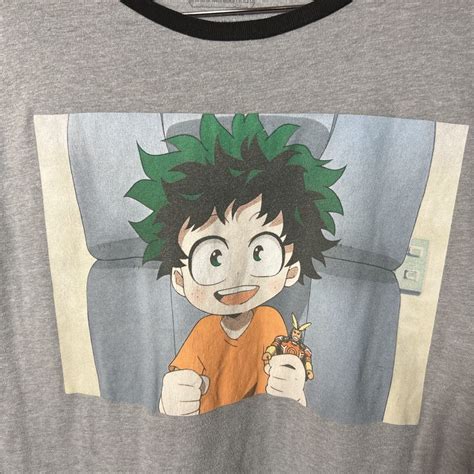 Hot Topic My Hero Academia T Shirt Womens Large Anime Kid Deku Midoriya
