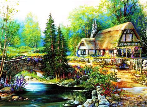 Cottage Wallpapers - Top Free Cottage Backgrounds - WallpaperAccess