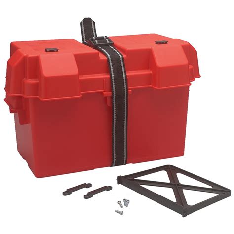 Summit Racing Battery Box Plastic Red 15 Length X 9 Width X 10 12