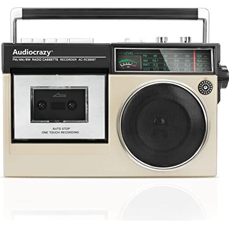 Amazon Victrola Mini Bluetooth Boombox With Cassette Player