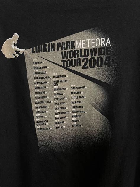 Linkin Park Vintage Tee Meteora Tour Men S Fashion Tops Sets