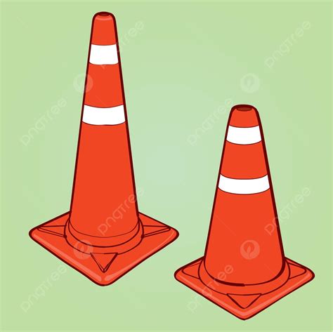 Cones De Tr Nsito Vetor Cone De Tr Nsito Seguran A Do Objeto Vetor Png